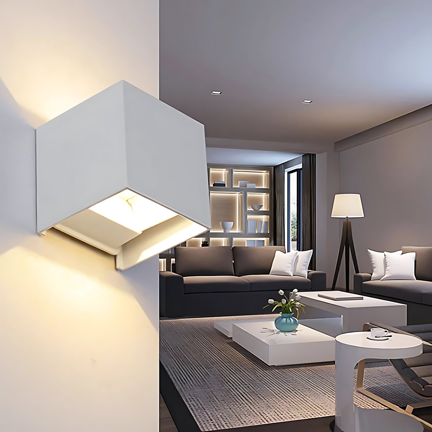 Lichtenstein - Cube Lamp Wall Light with Sensor