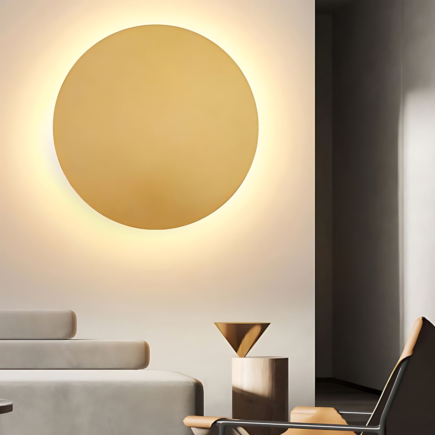 Eisenstadt - Round Metal Wall Lamp