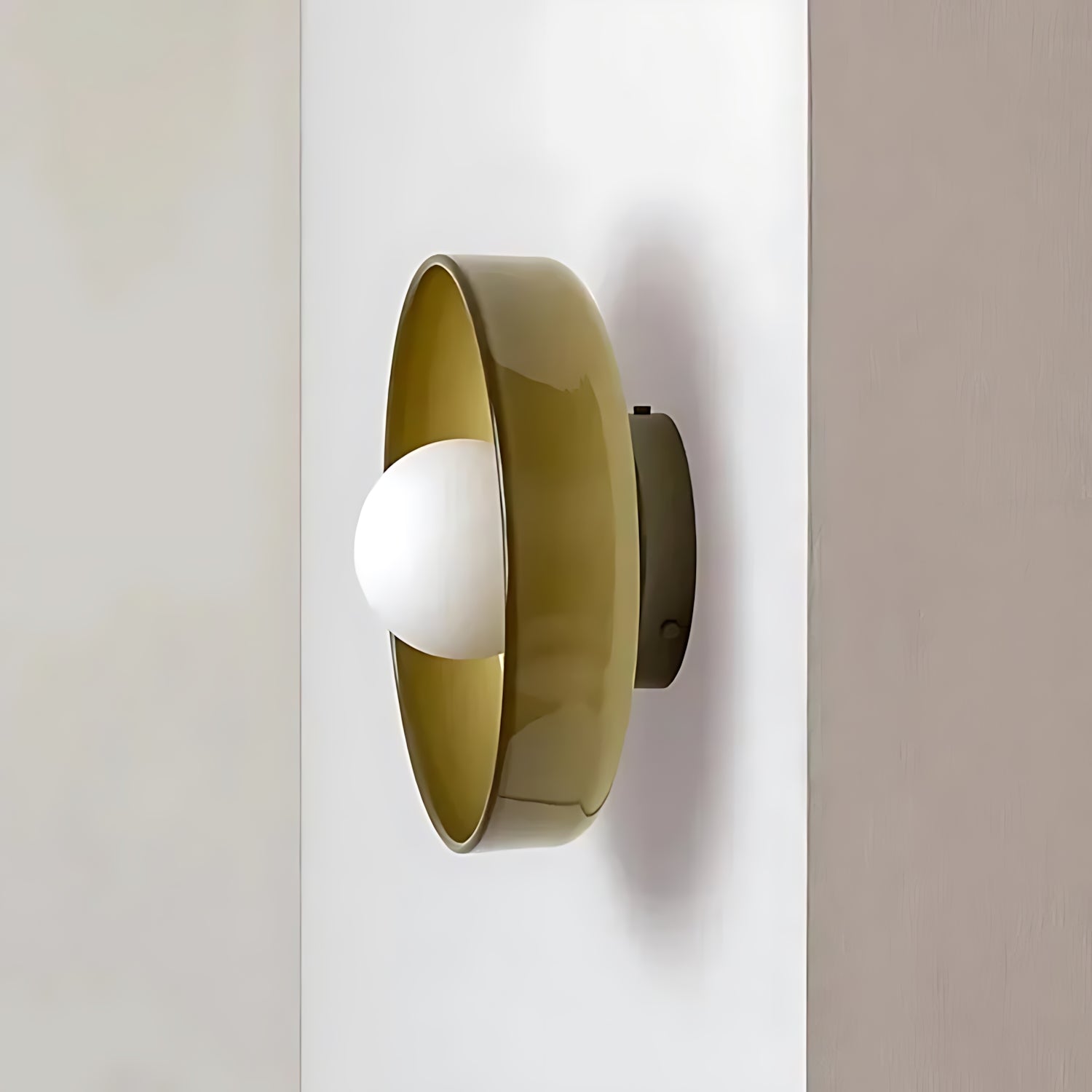 Glass Ceiling Flush Light