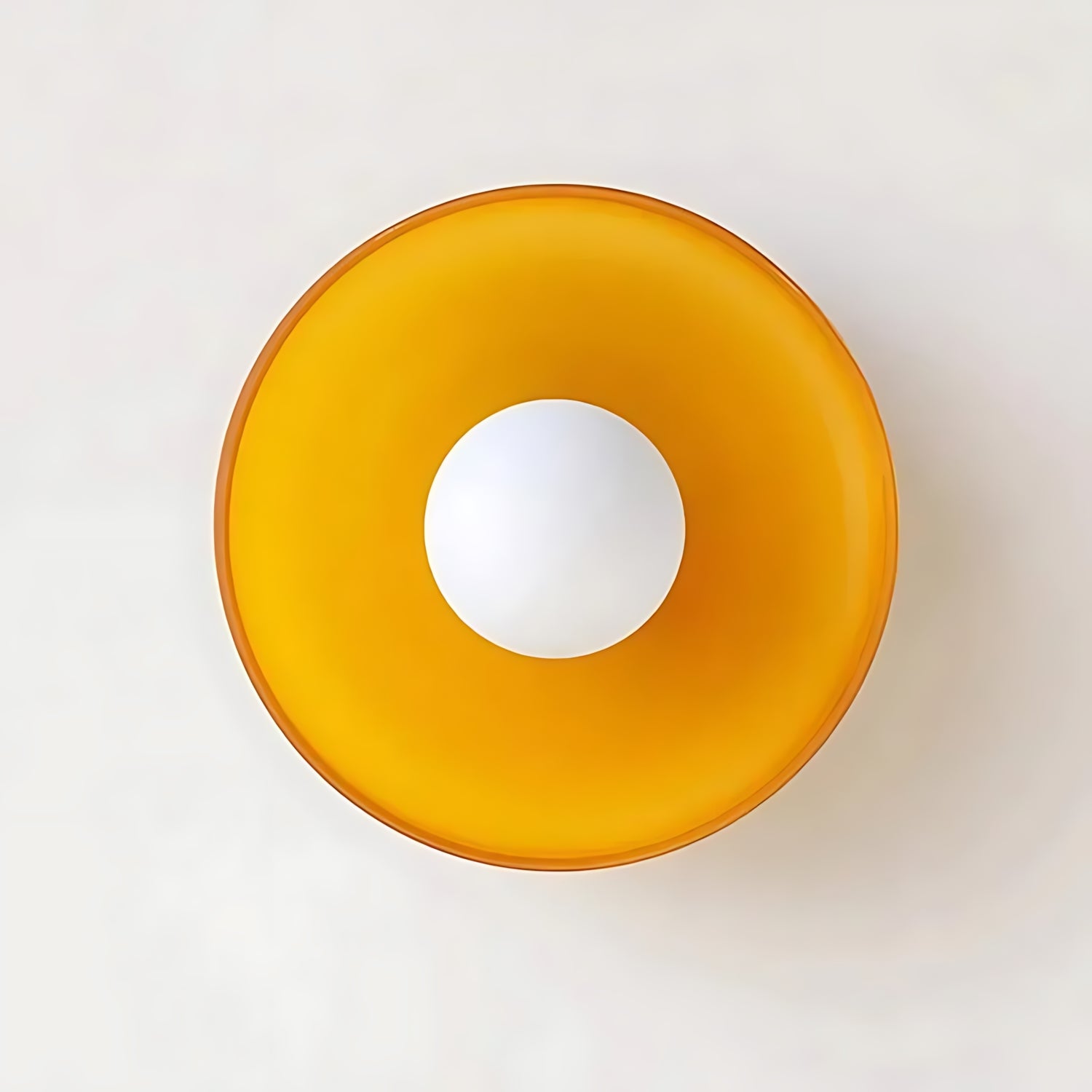 Glass Ceiling Flush Light