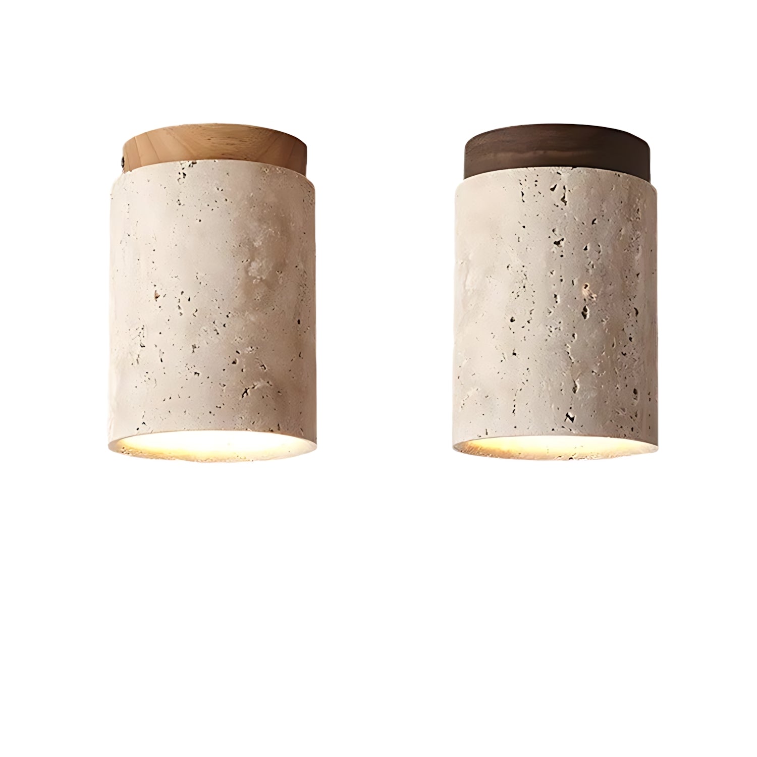 Wolfsberg - Travertine Recessed Chandelier for Hall and Stairway