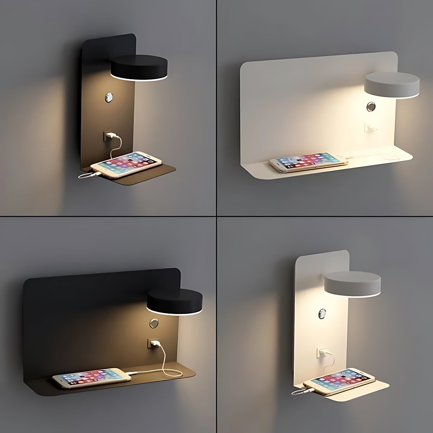 Nightstand Lamp with USB Port