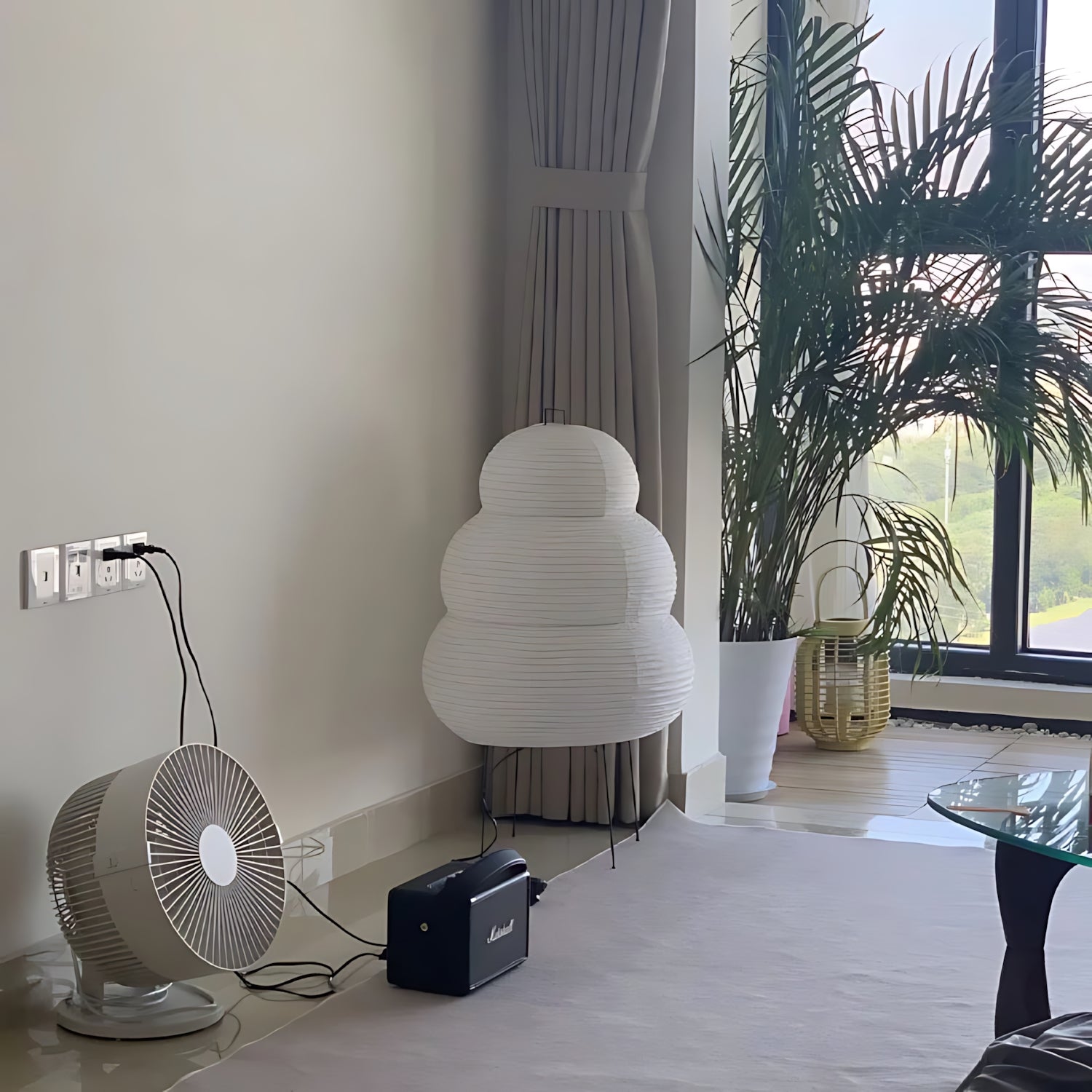 Höglund - Adjustable Rice Paper Desk Lamp