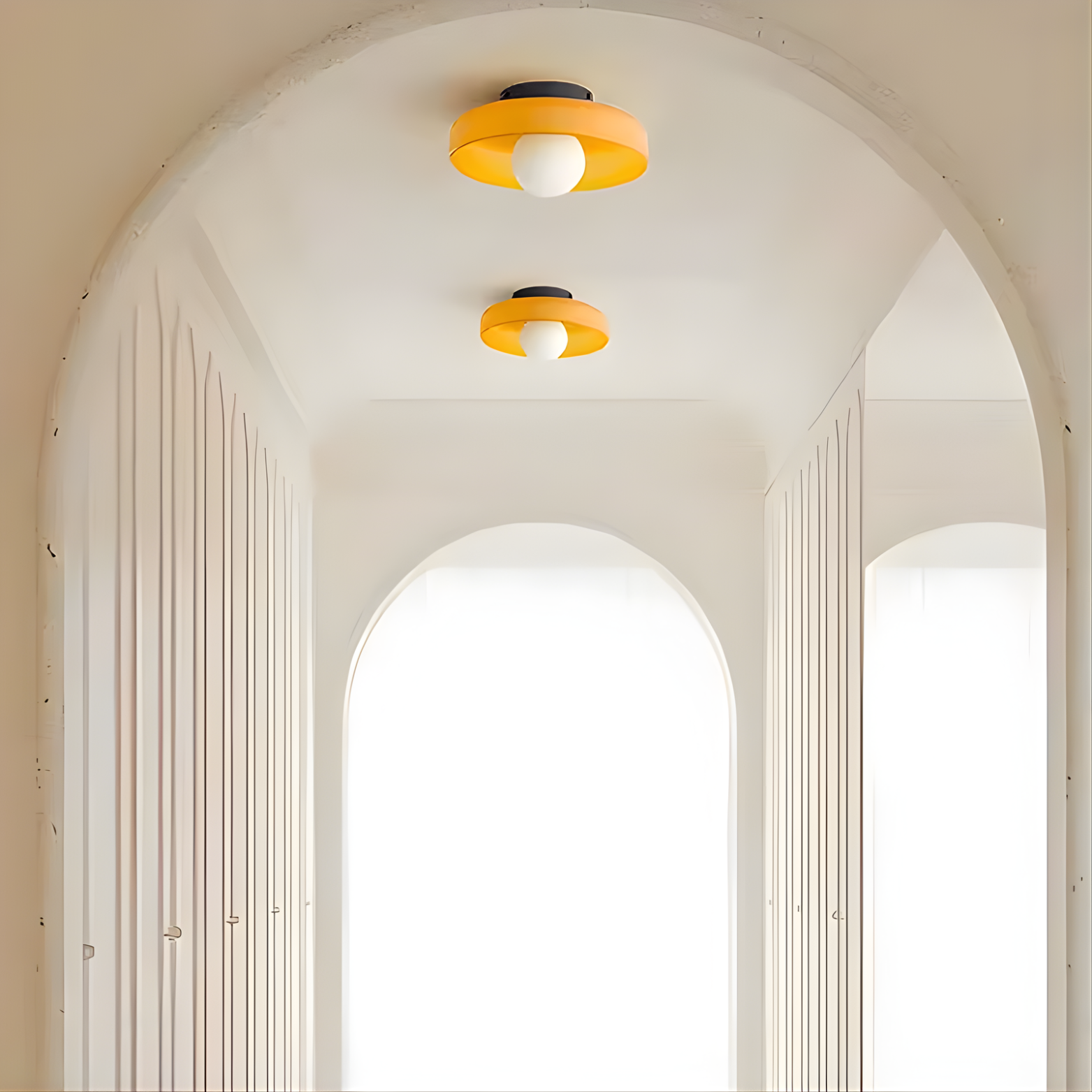 Ravensburg - 11.8" Glass Ceiling Flush Light