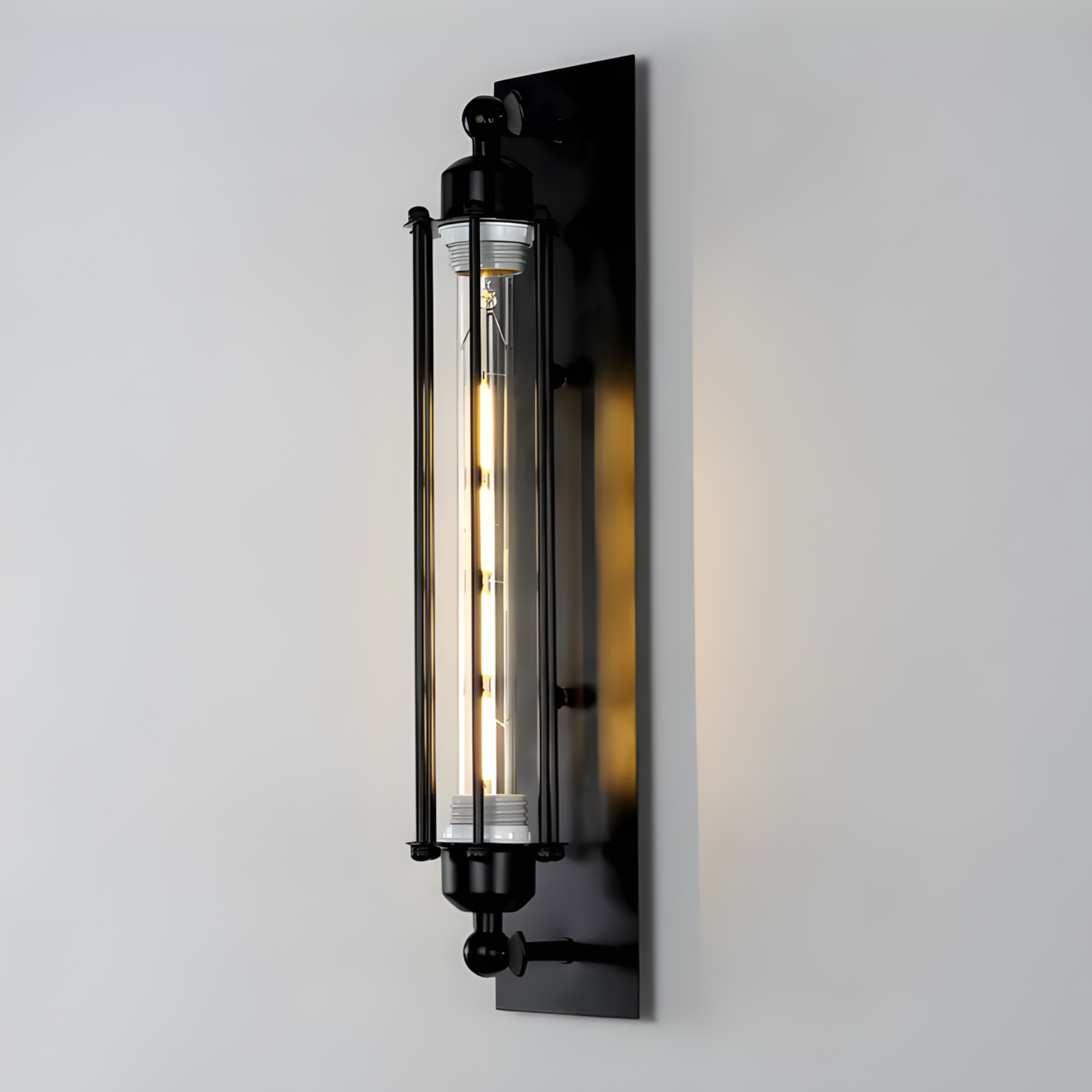 Nebula - 18" Industrial E27 LED Metallic Wall Light