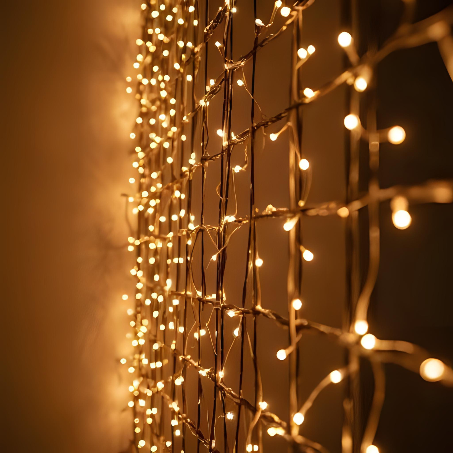 Outdoor Christmas Net LED Curtain Solar Light