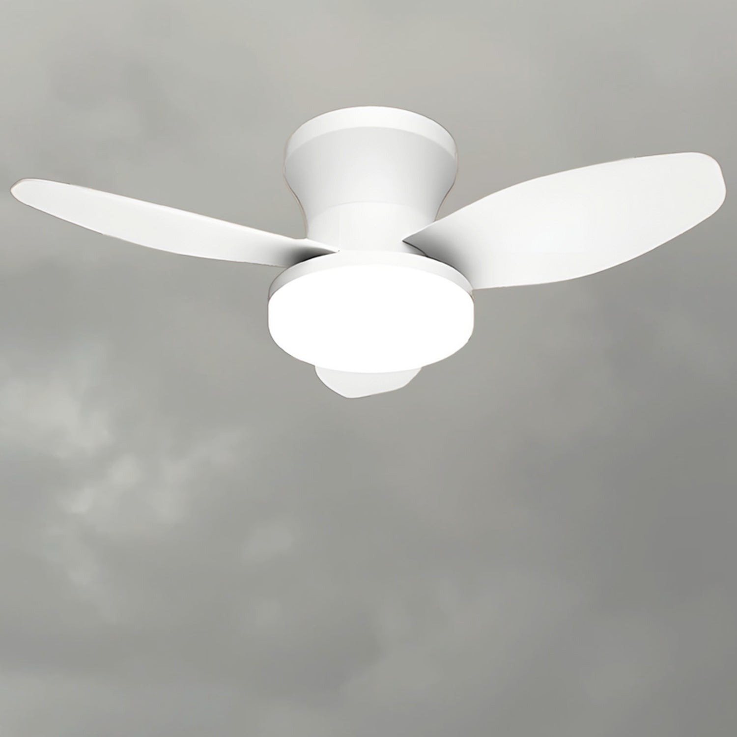 Brunn - 3 Blade Ceiling Fan with Dimmable LED & Remote Control