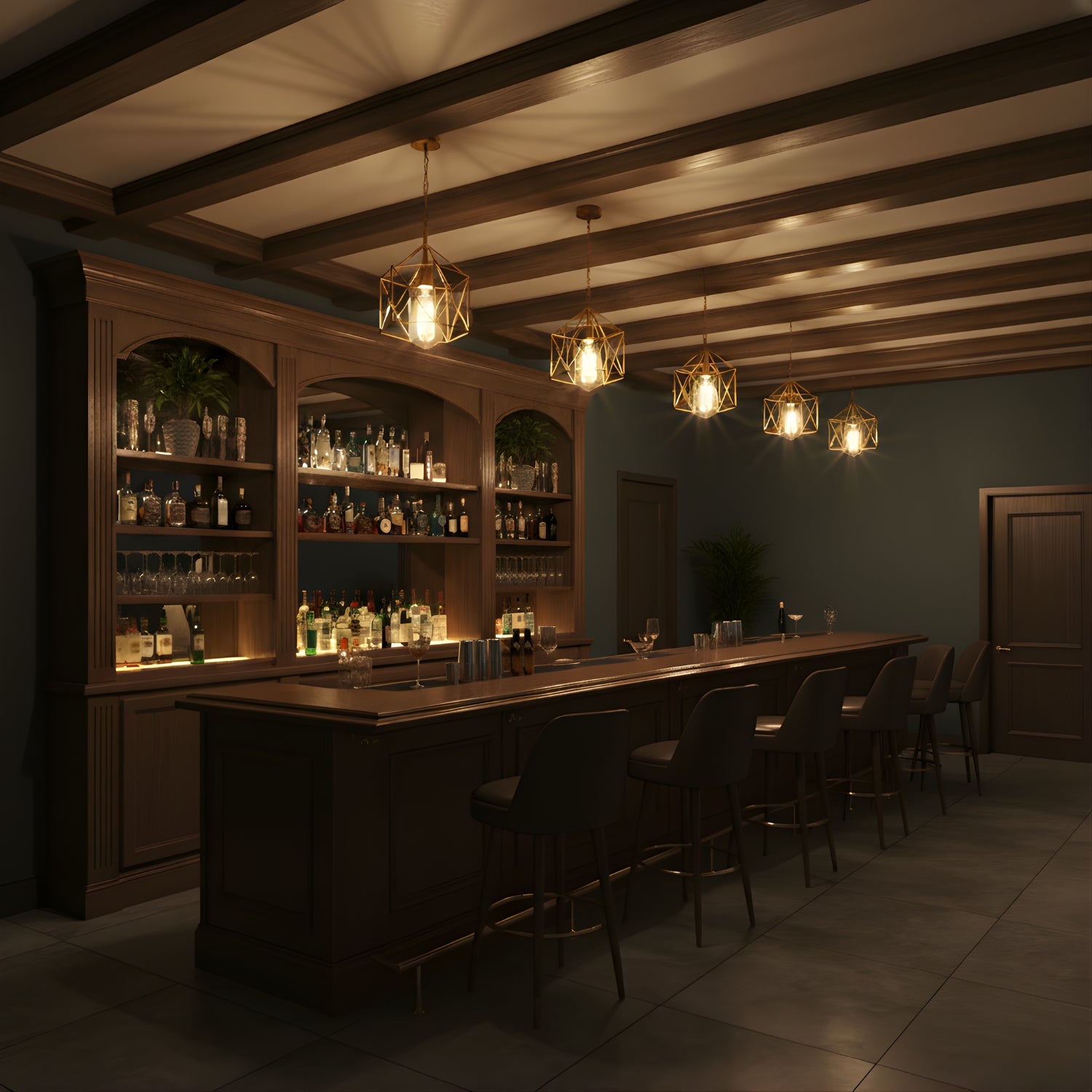 Velden - Retro Ceiling Light- Minimalist Industrial Fixture