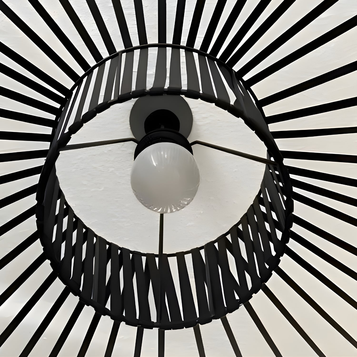 Weil - Italian-Inspired Nordic Modern Straw Hat Ceiling Lamp Creative Designer Chandelier Light Fixture