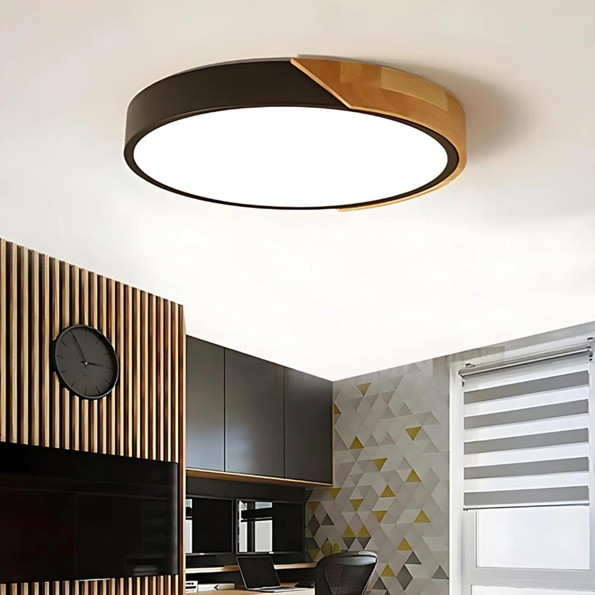 Round Luxe Flush Light