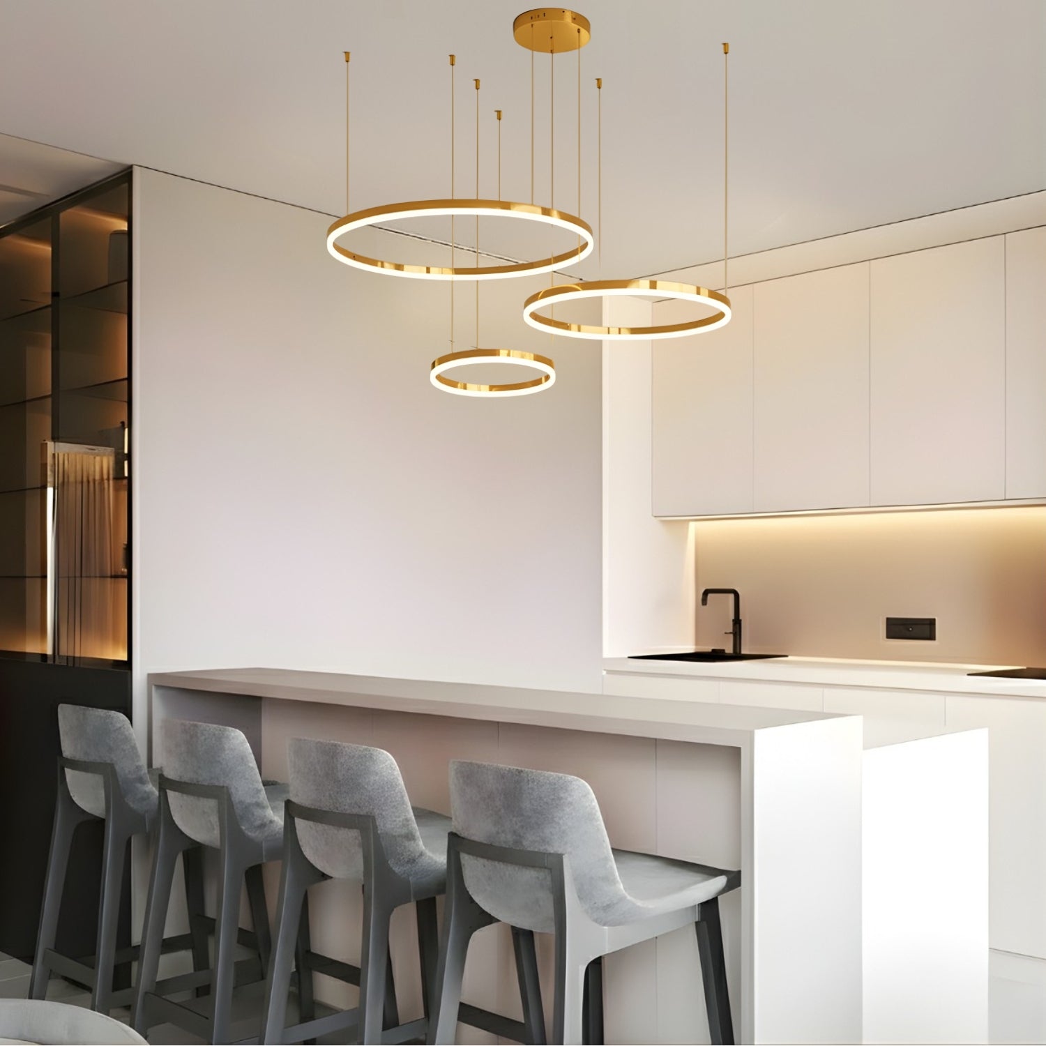 Wismar - Modern LED Ring Chandelier