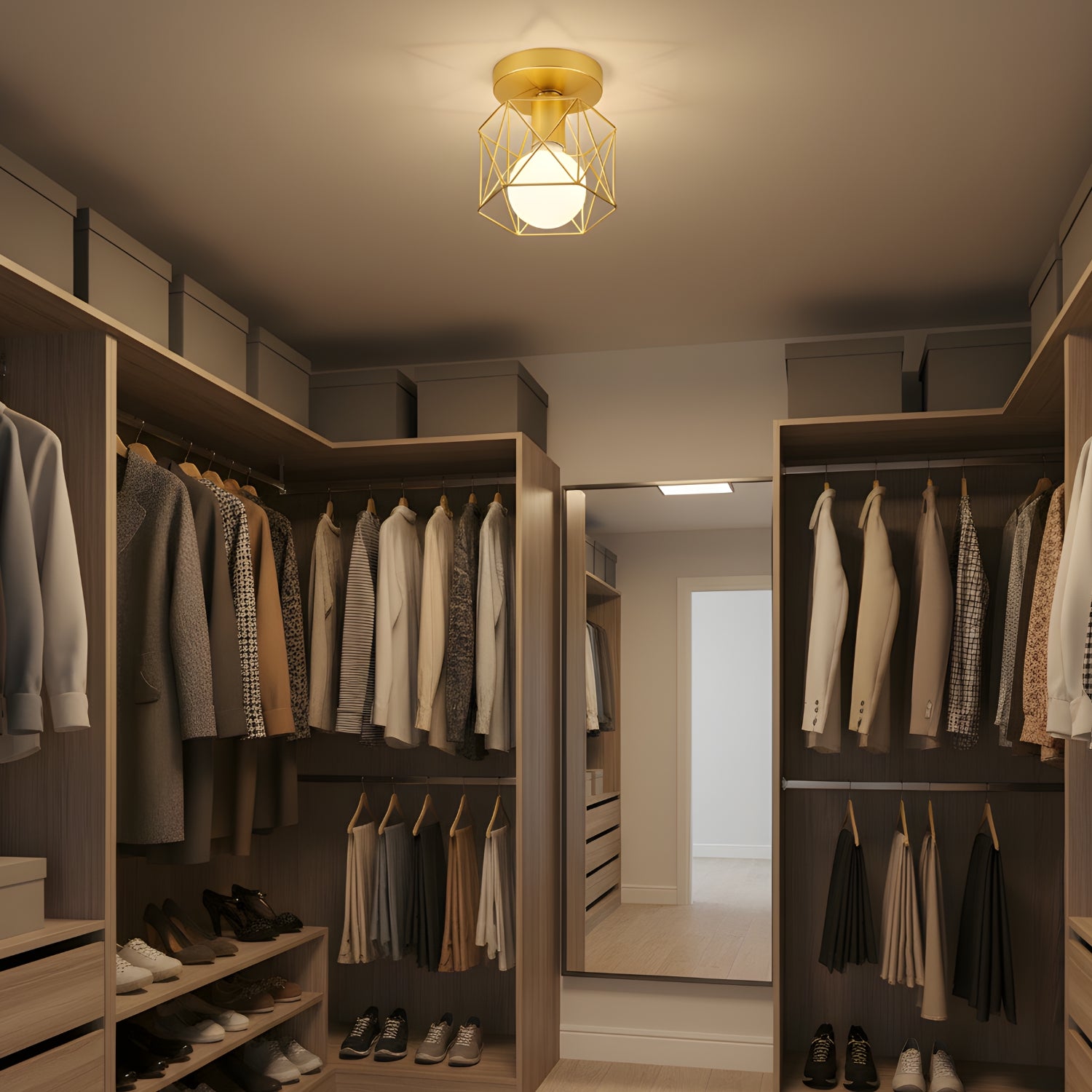 Velden - Retro Ceiling Light- Minimalist Industrial Fixture