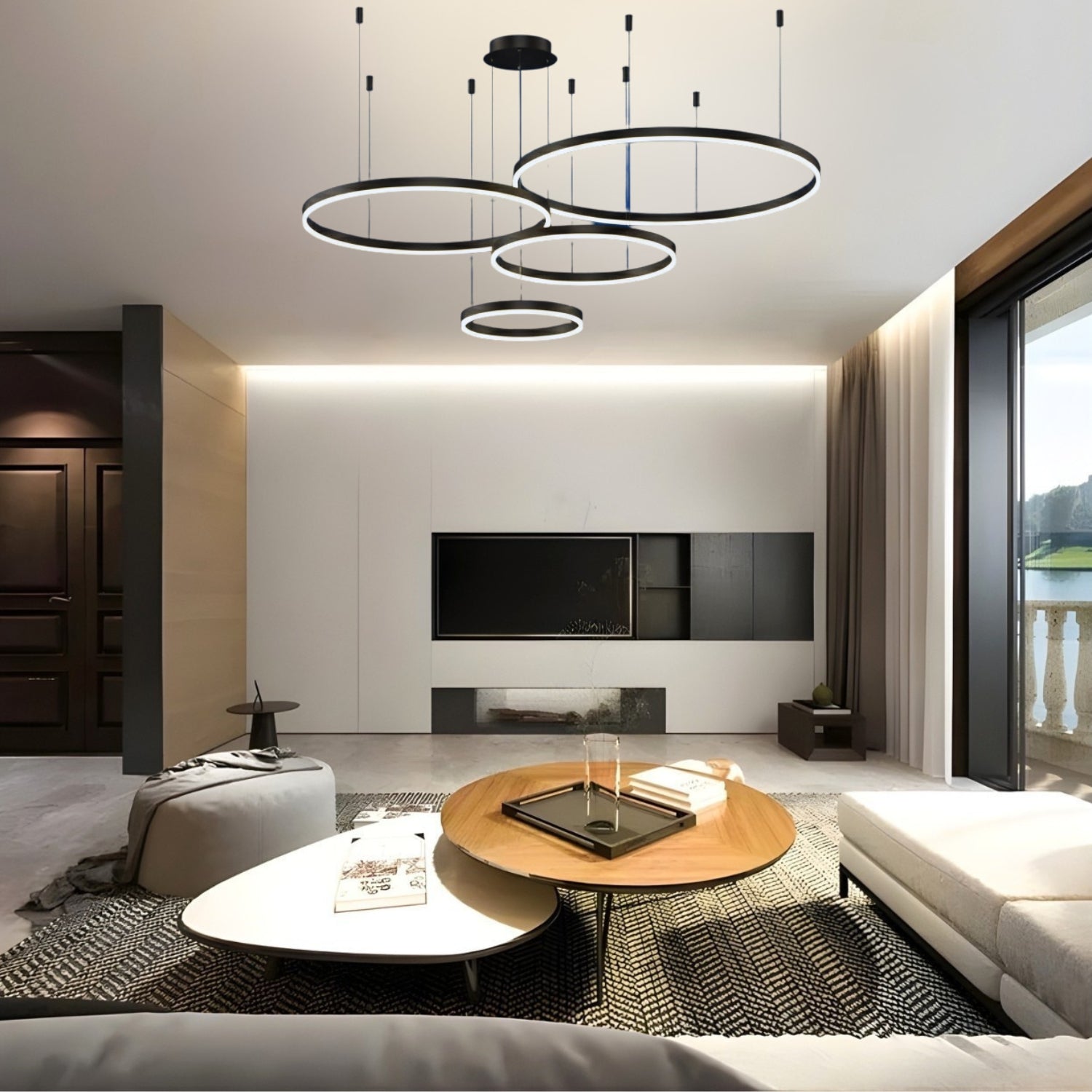 Wismar - Modern LED Ring Chandelier