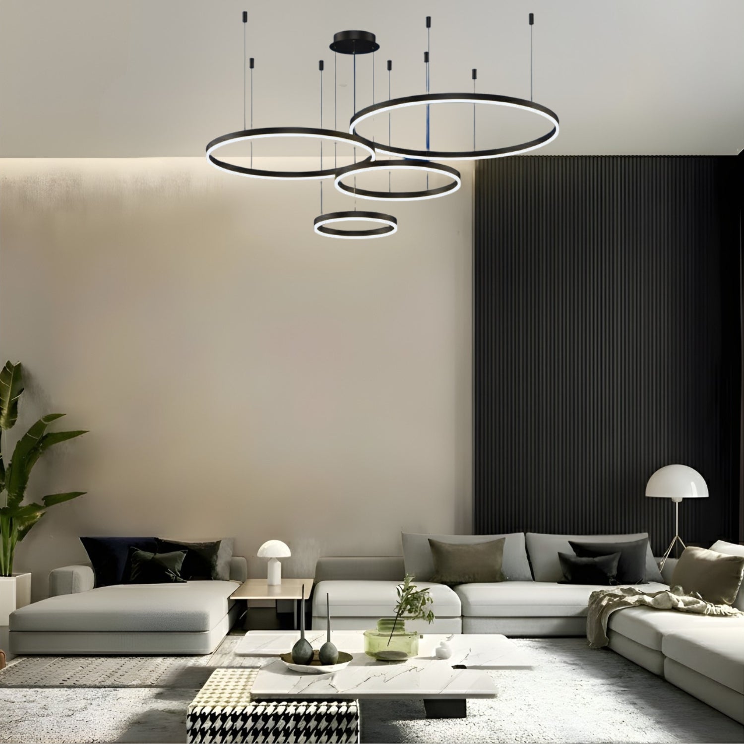 Wismar - Modern LED Ring Chandelier