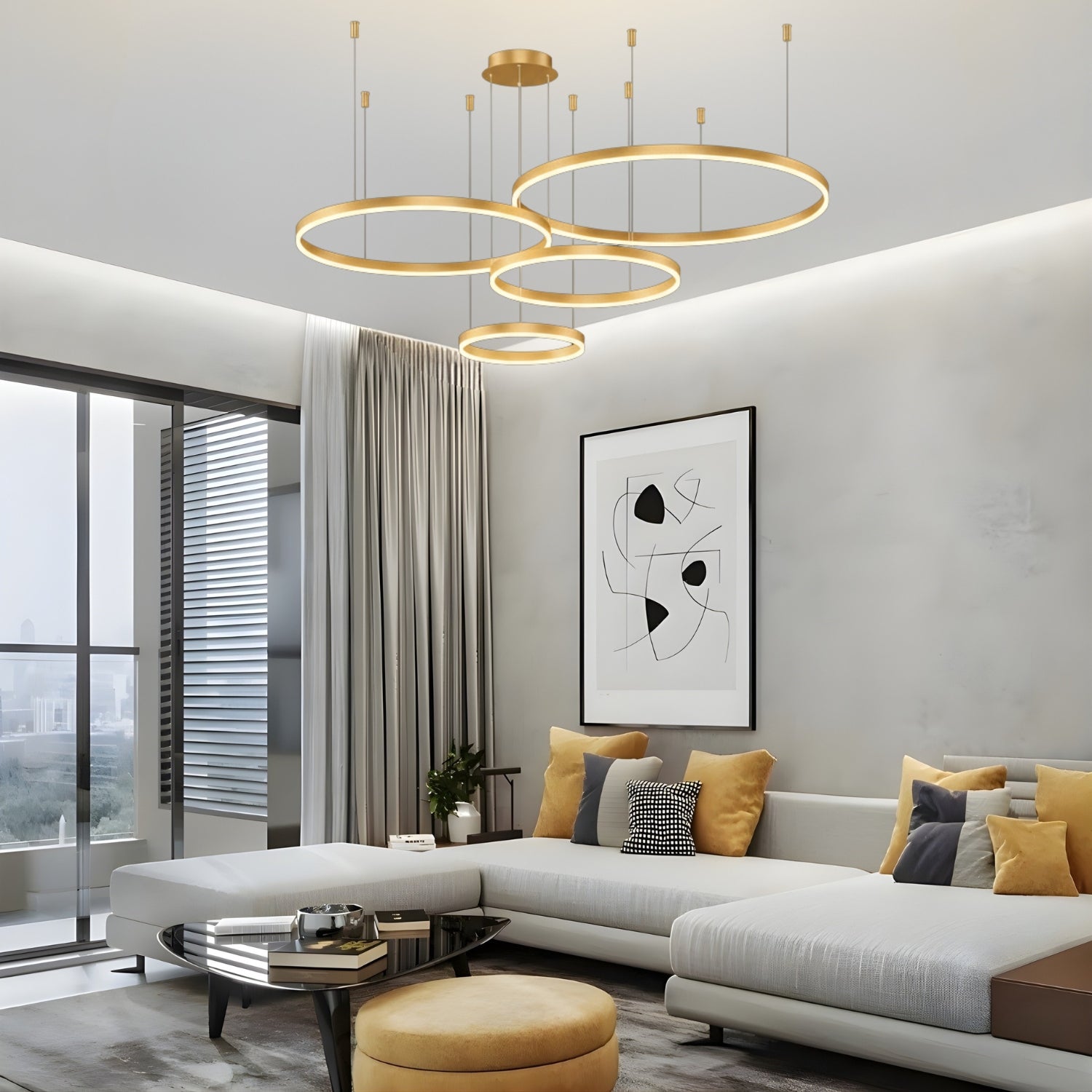Wismar - Modern LED Ring Chandelier