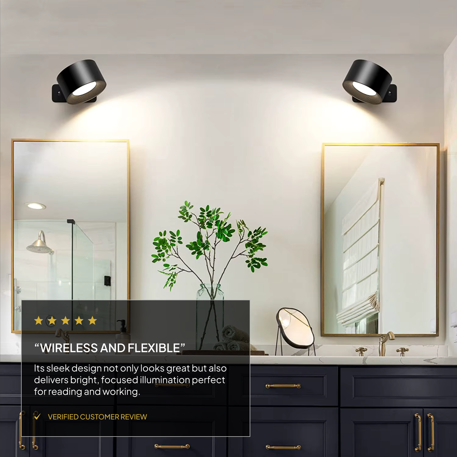 Alberheim | 3" Wireless Spotlight 360° | Remote Control