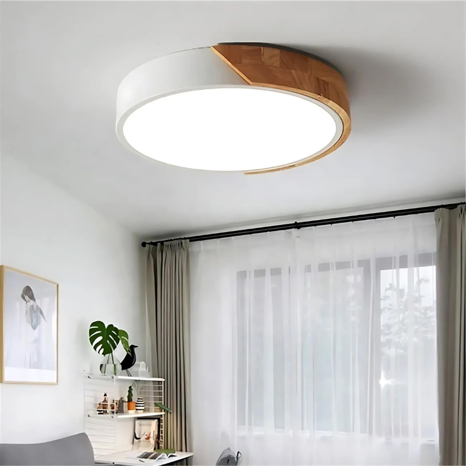 Round Luxe Flush Light