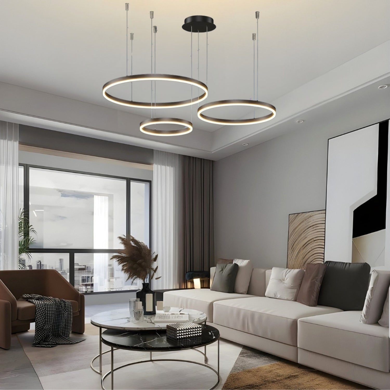 Wismar - Modern LED Ring Chandelier