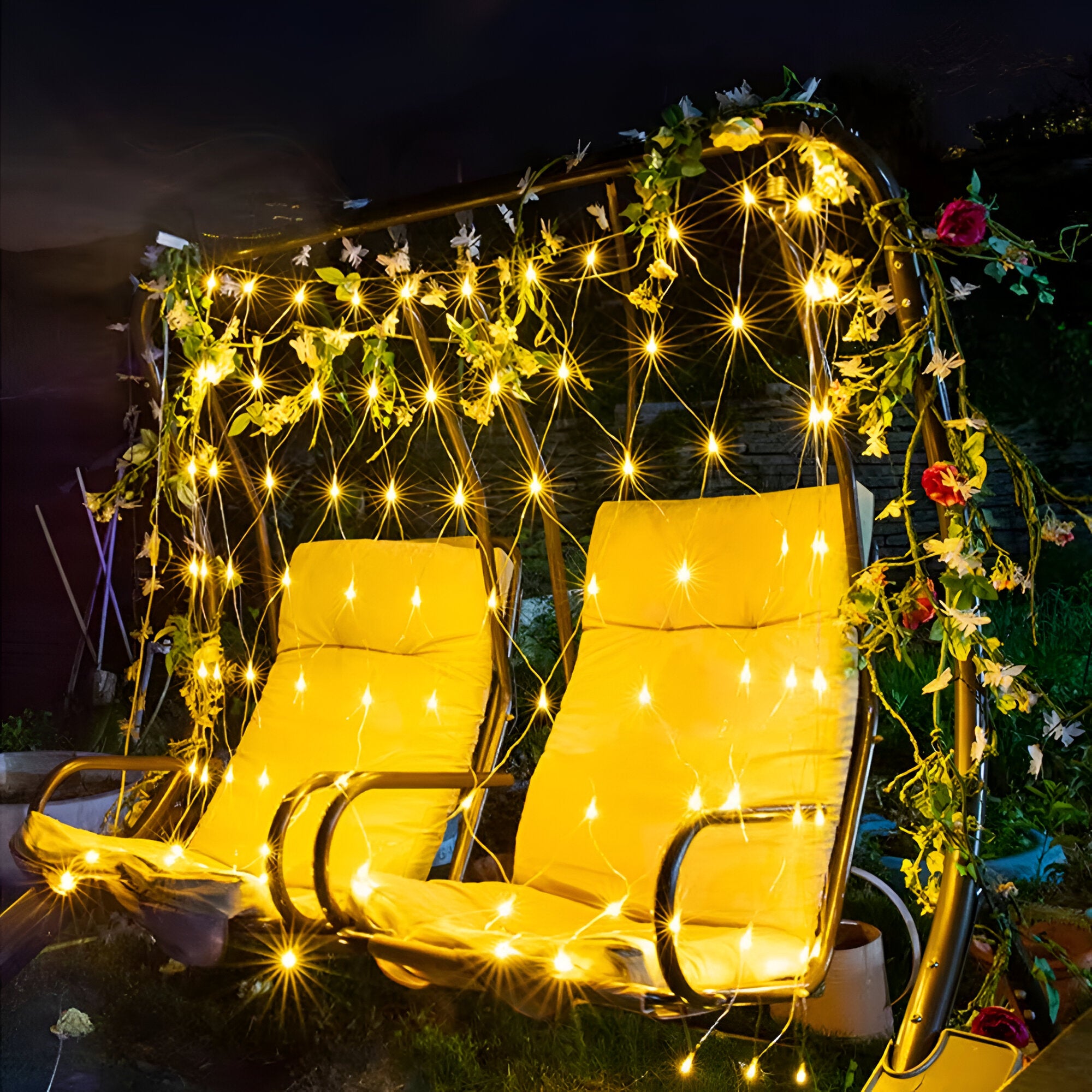 Christmas LED Net Curtain lights