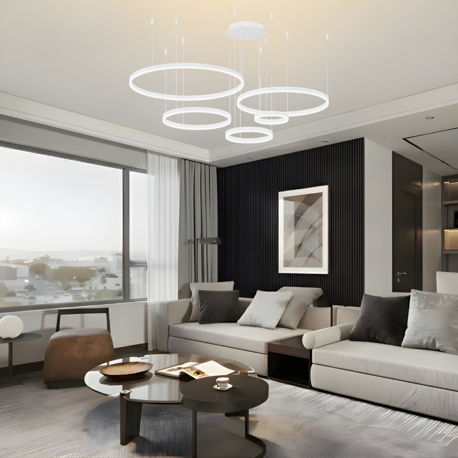 Wismar - Modern LED Ring Chandelier