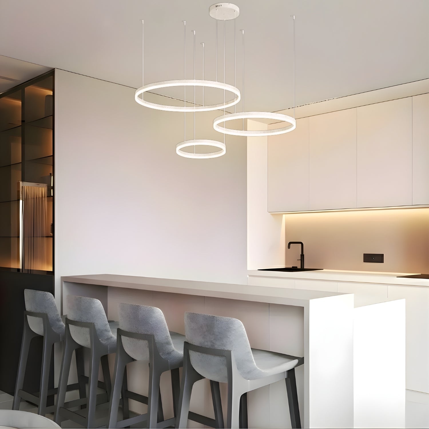 Wismar - Modern LED Ring Chandelier