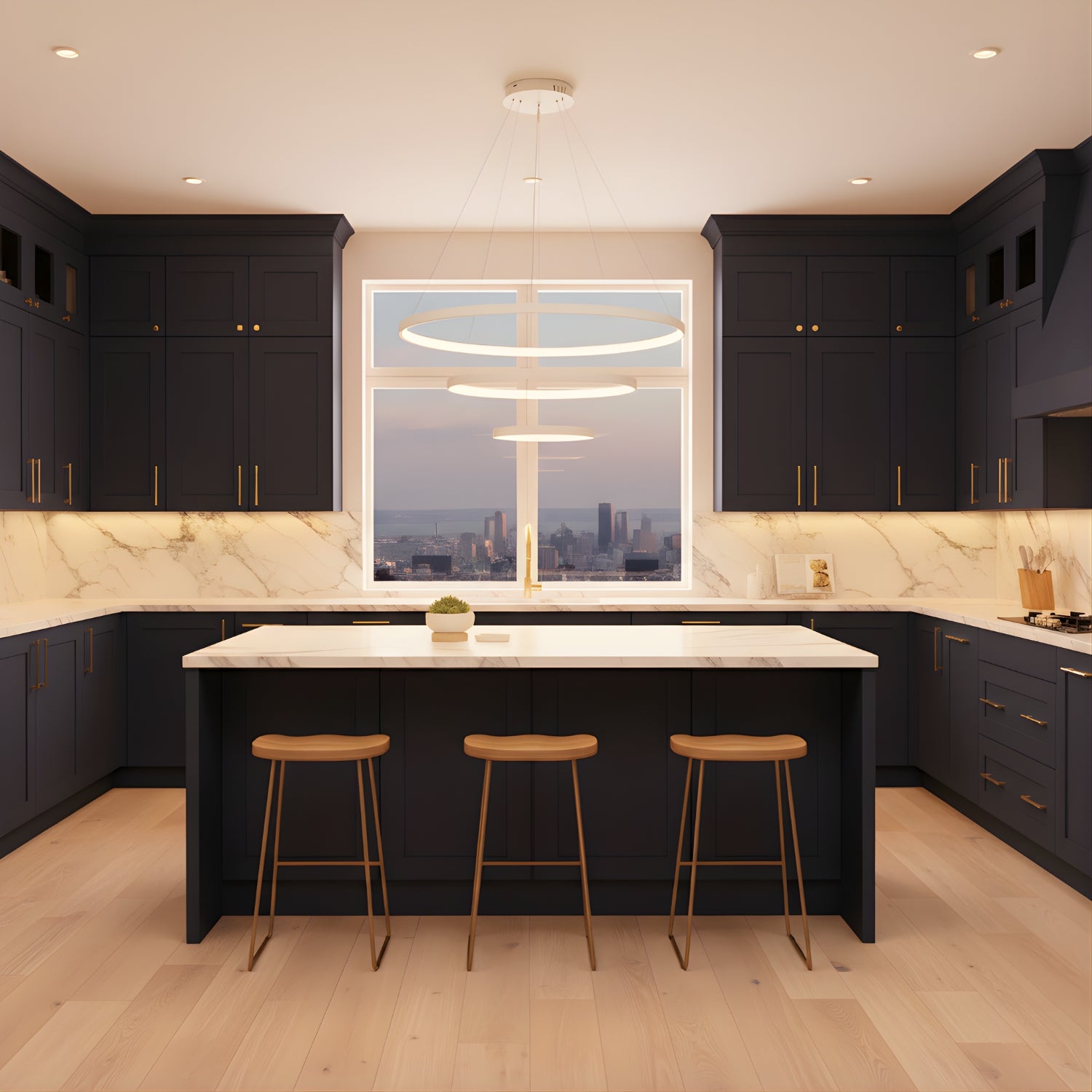 Velo - Modern Spiral LED Ceiling Light - Decorative Hanging Fixture for Home Interiors