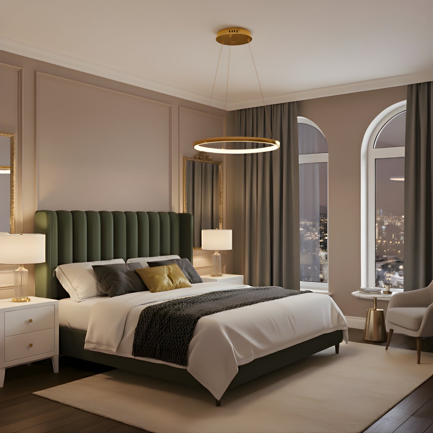 Velo - Modern Spiral LED Ceiling Light - Decorative Hanging Fixture for Home Interiors