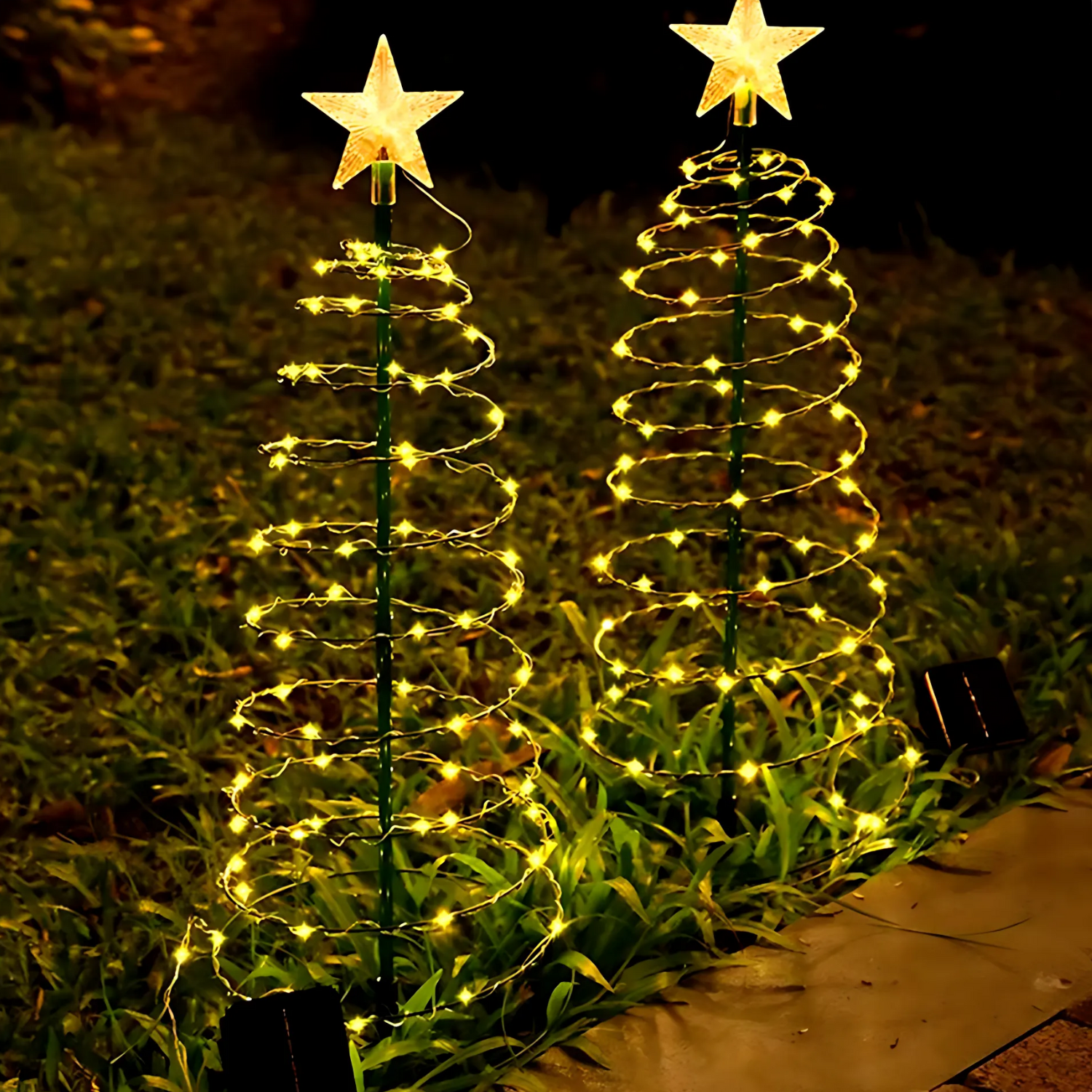 Outdoor mini Christmas tree decoration