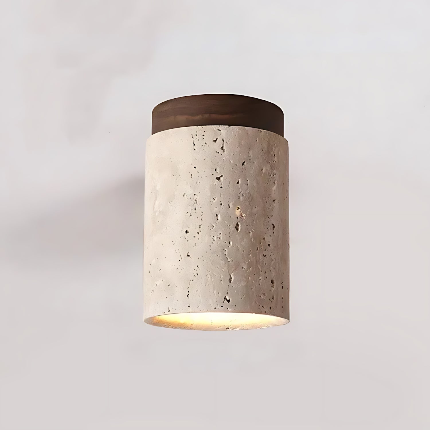 Wolfsberg - Travertine Recessed Chandelier for Hall and Stairway