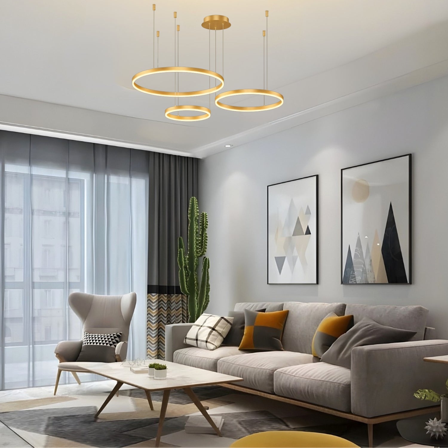 Wismar - Modern LED Ring Chandelier