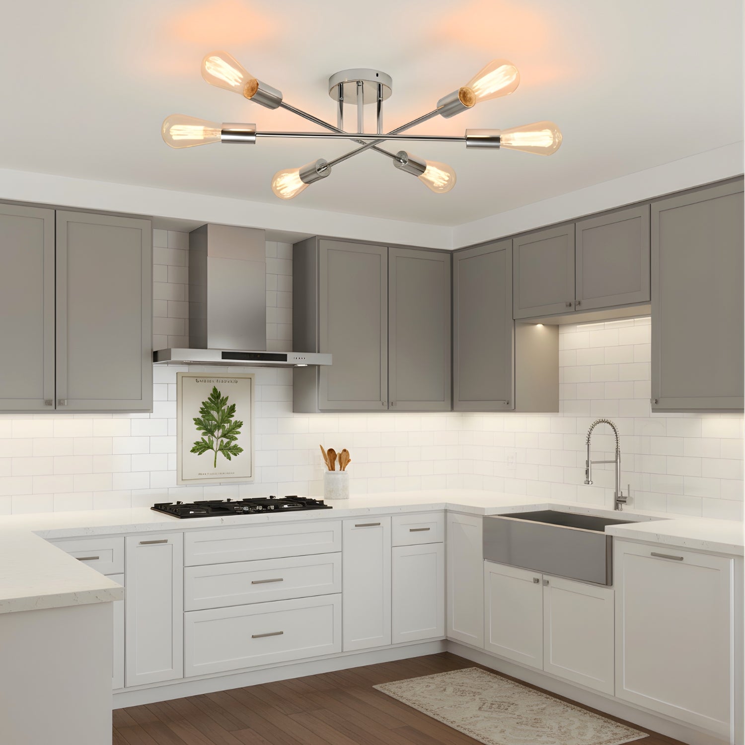 Bremen - Scandinavian Minimalist LED Chandelier Ceiling Light