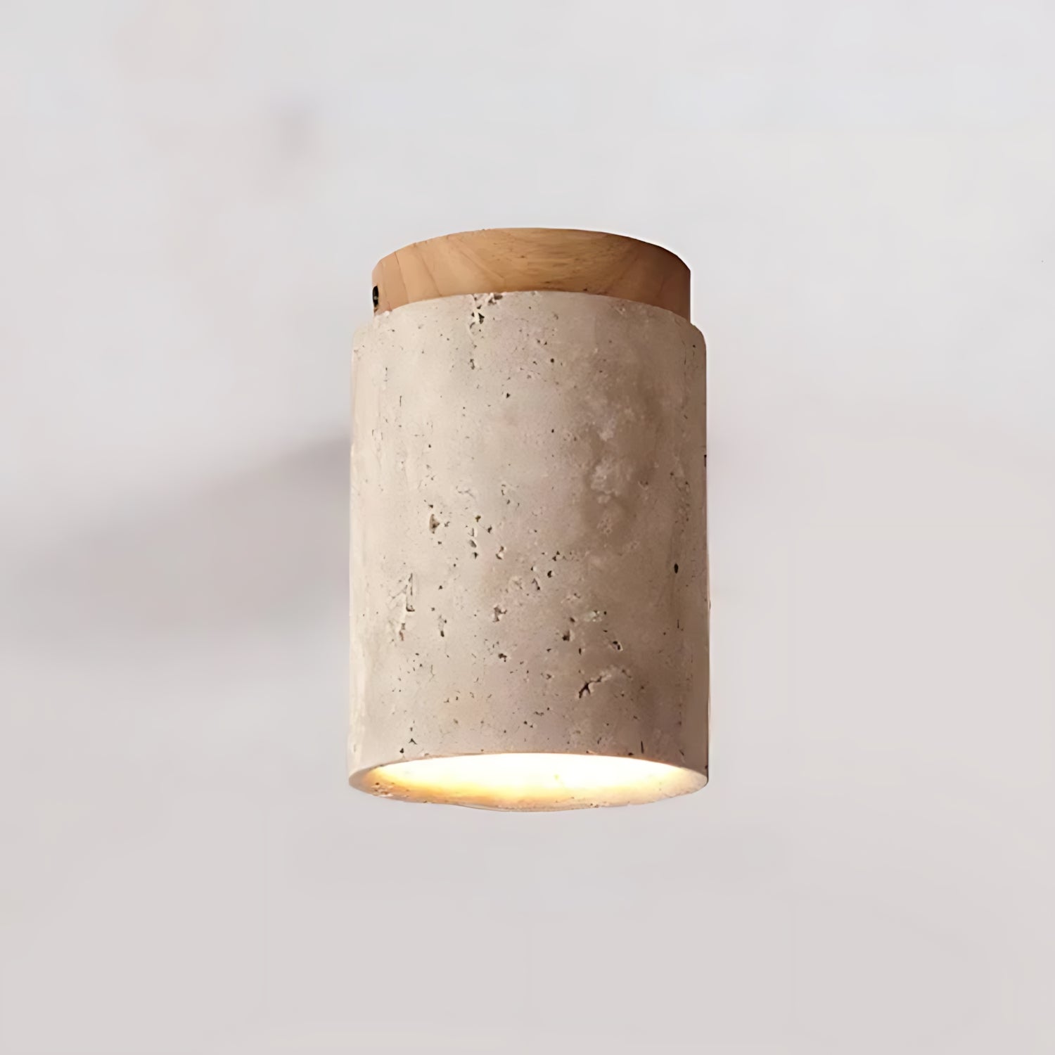 Wolfsberg - Travertine Recessed Chandelier for Hall and Stairway