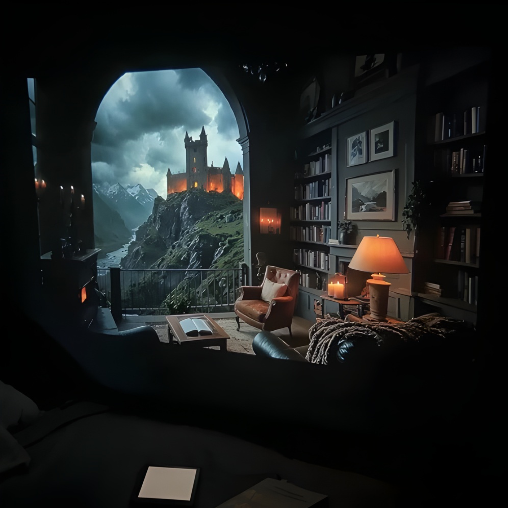 Real Portal - Projector For Fantasy Window Nighttime Reading Vibe
