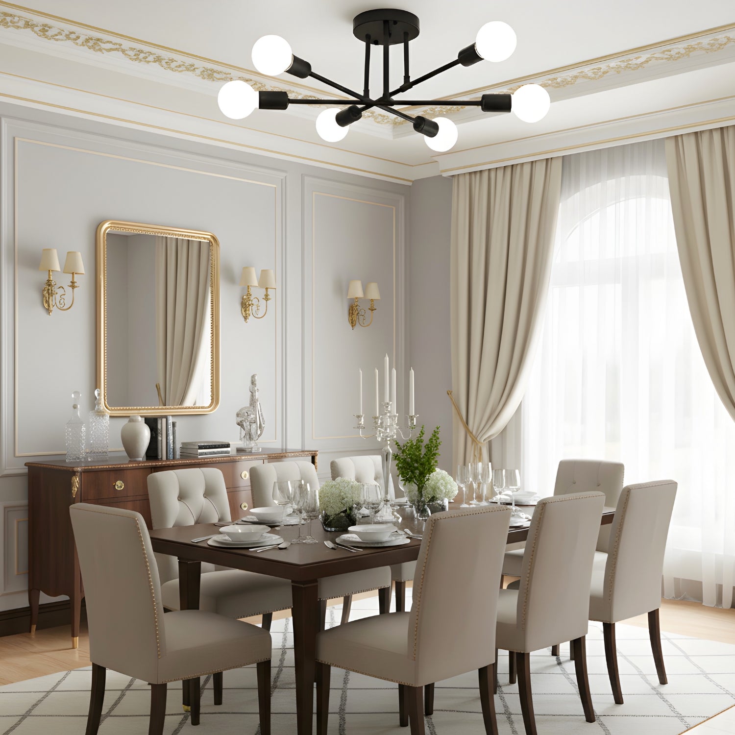 Bremen - Scandinavian Minimalist LED Chandelier Ceiling Light