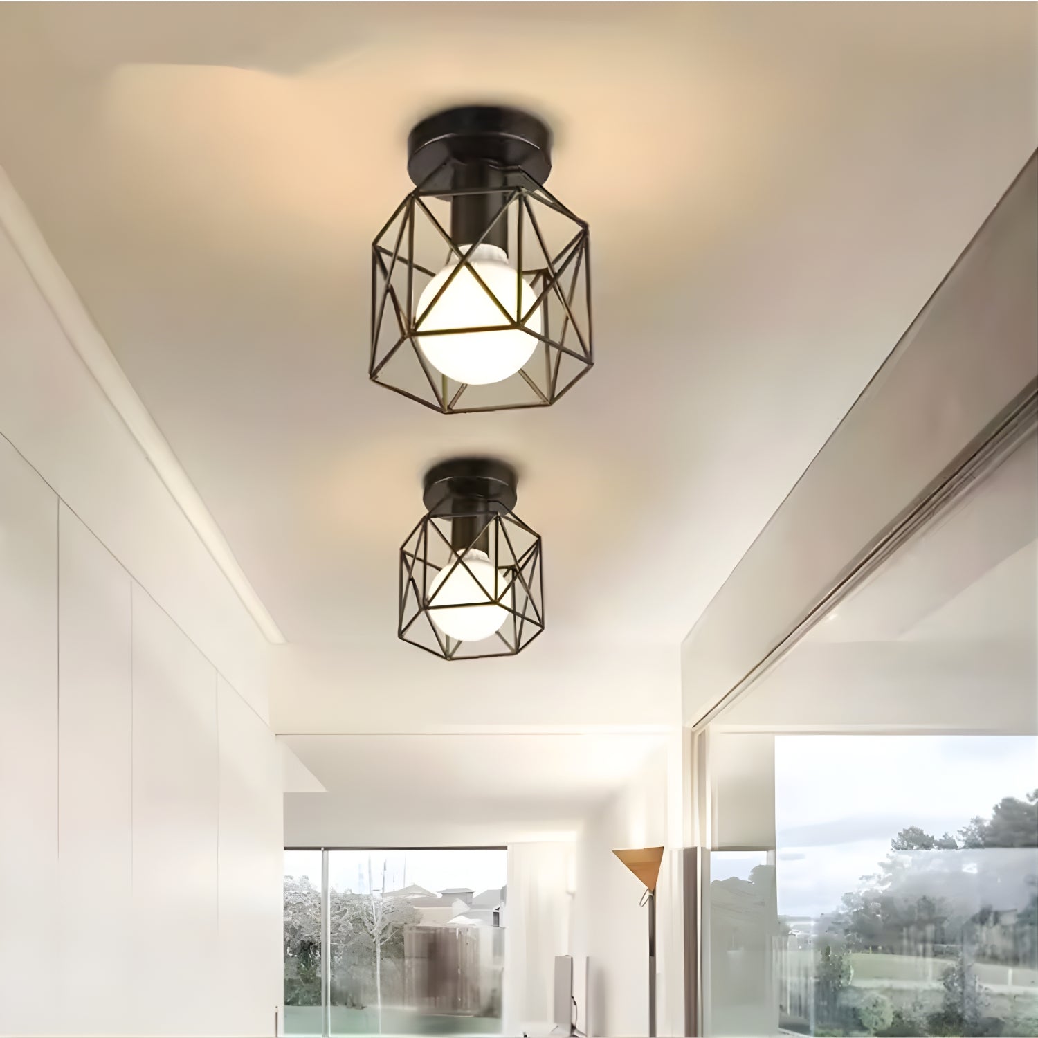 Velden - Retro Ceiling Light- Minimalist Industrial Fixture