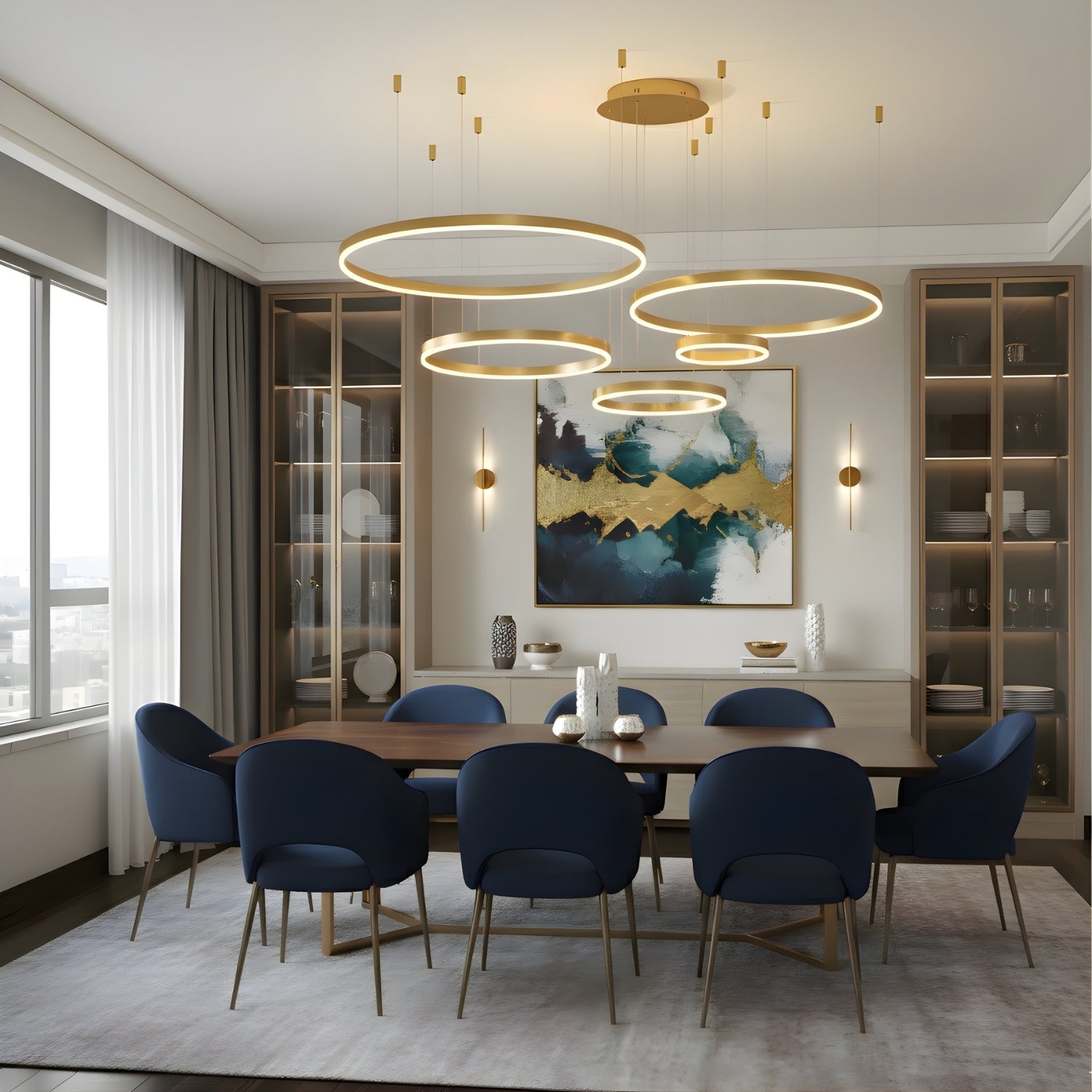 Wismar - Modern LED Ring Chandelier