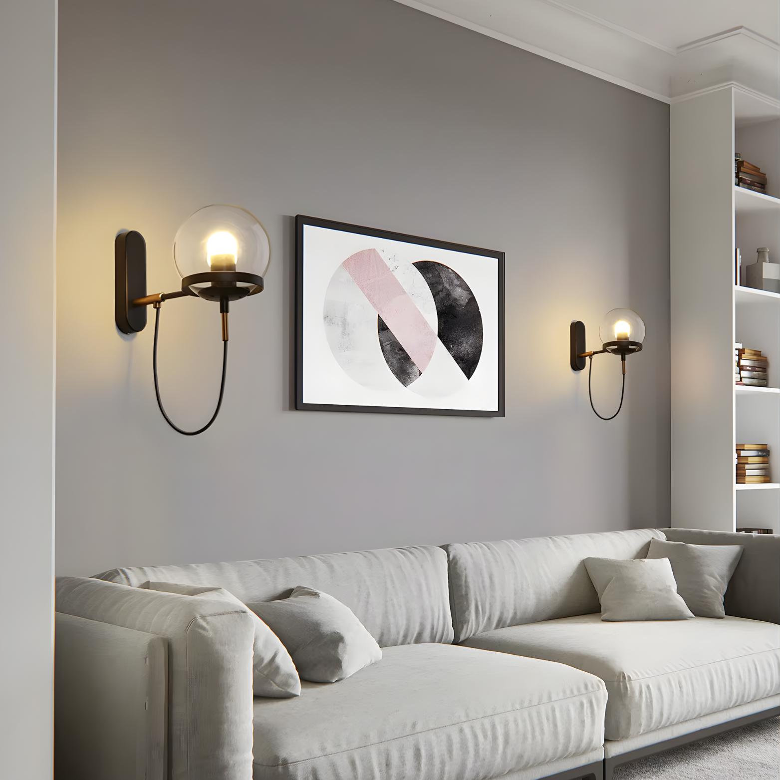 Molde - Round Sphere Wall Sconce