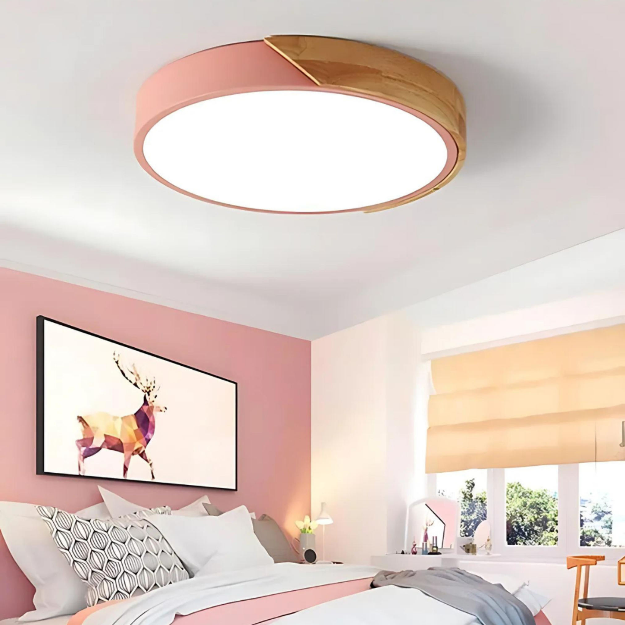 Round Luxe Flush Light