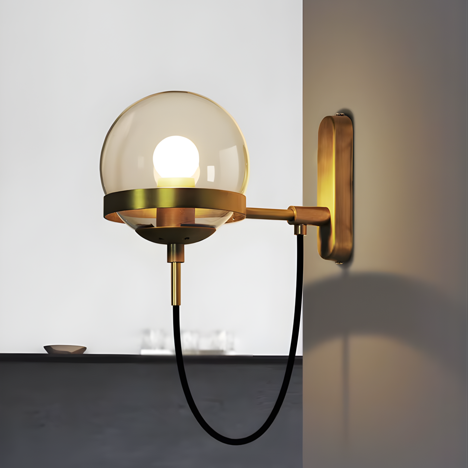Molde - Round Sphere Wall Sconce