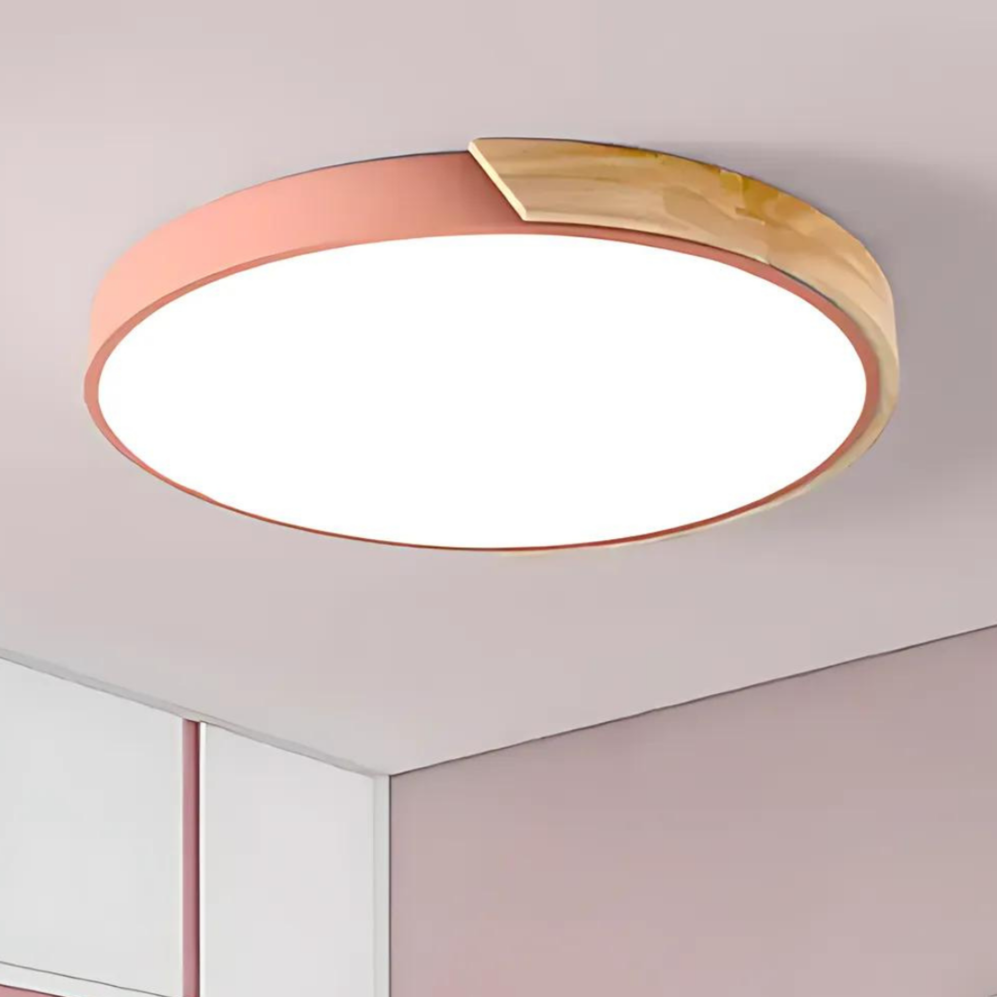 Round Luxe Flush Light