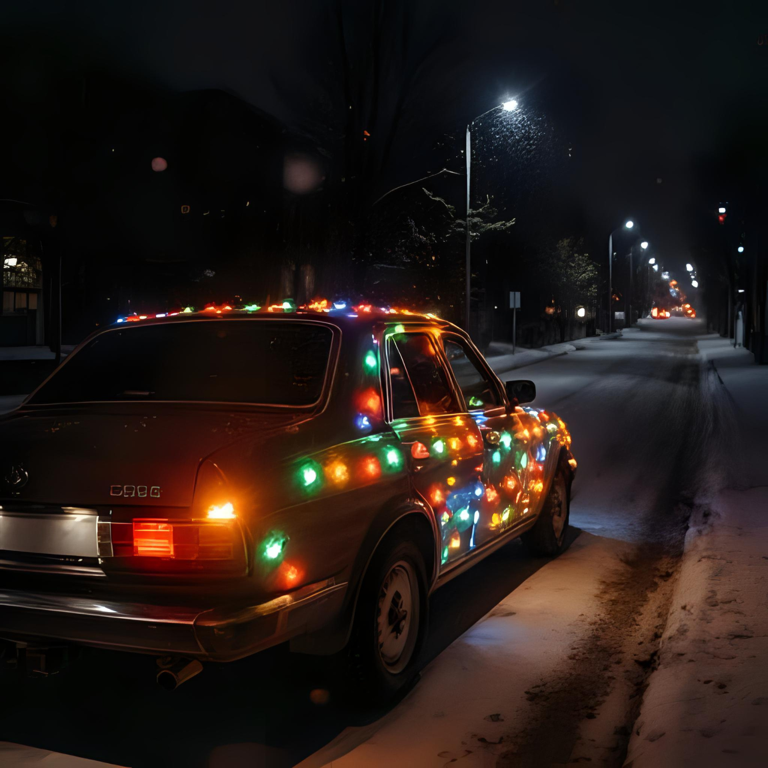 Car Christmas Reflective Magnetic Bulbs (24)