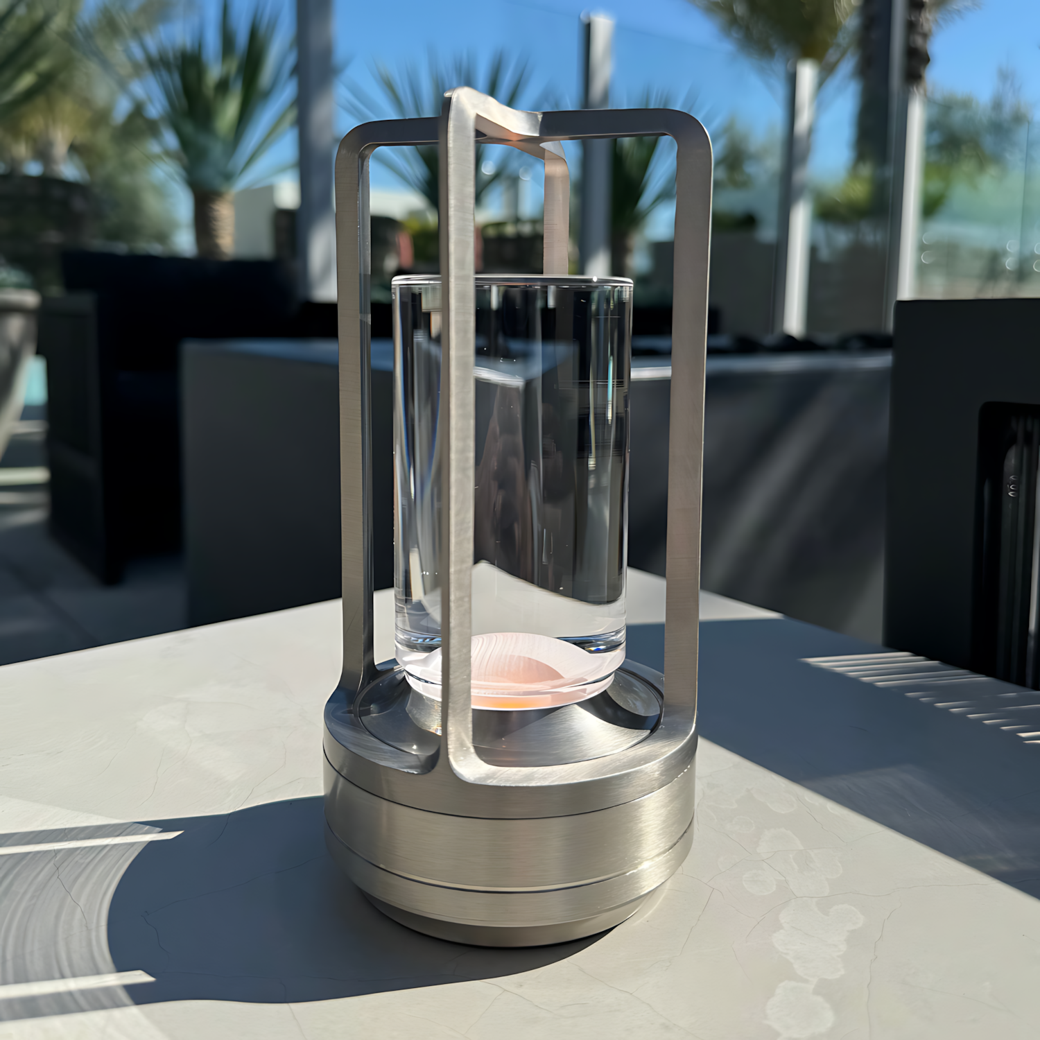 Crystal Light Table Lamp