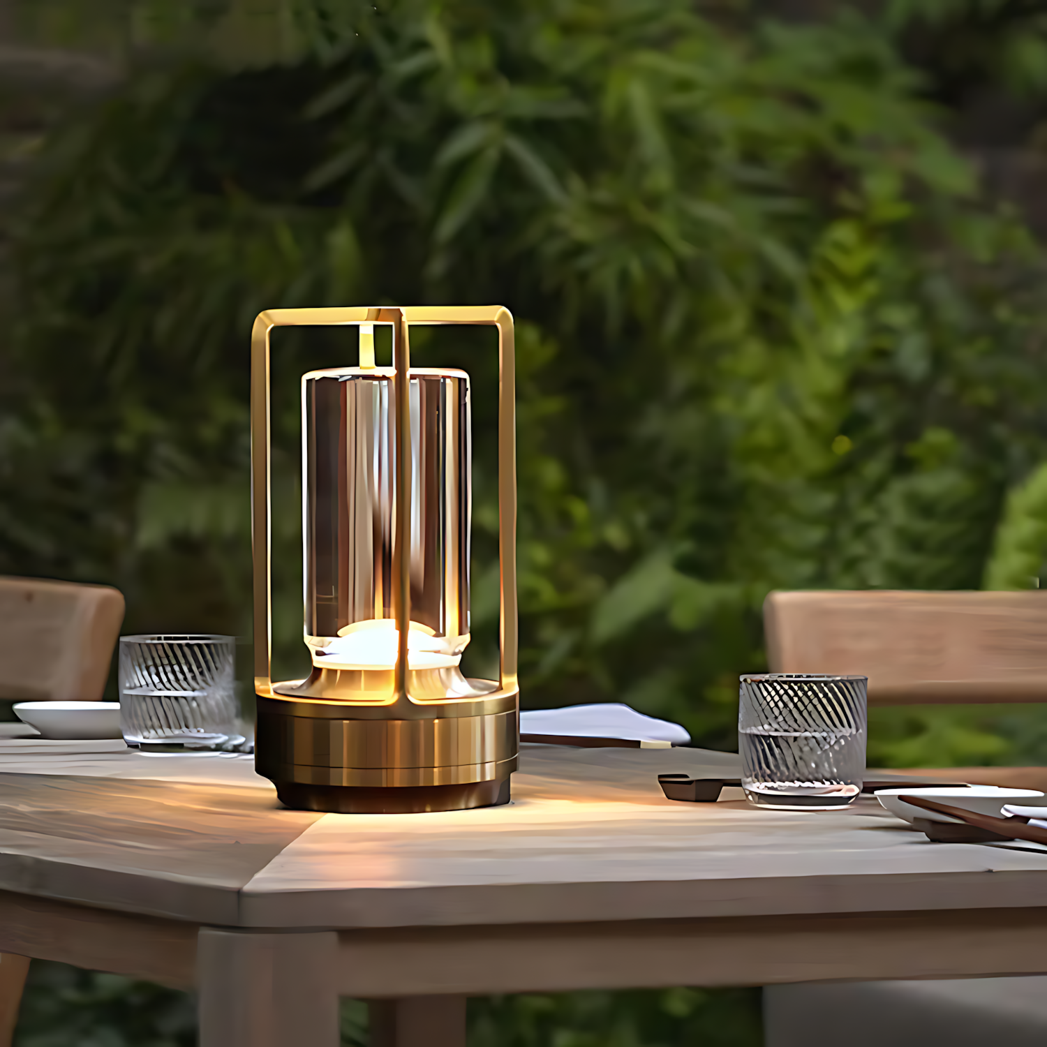 Crystal Light Table Lamp
