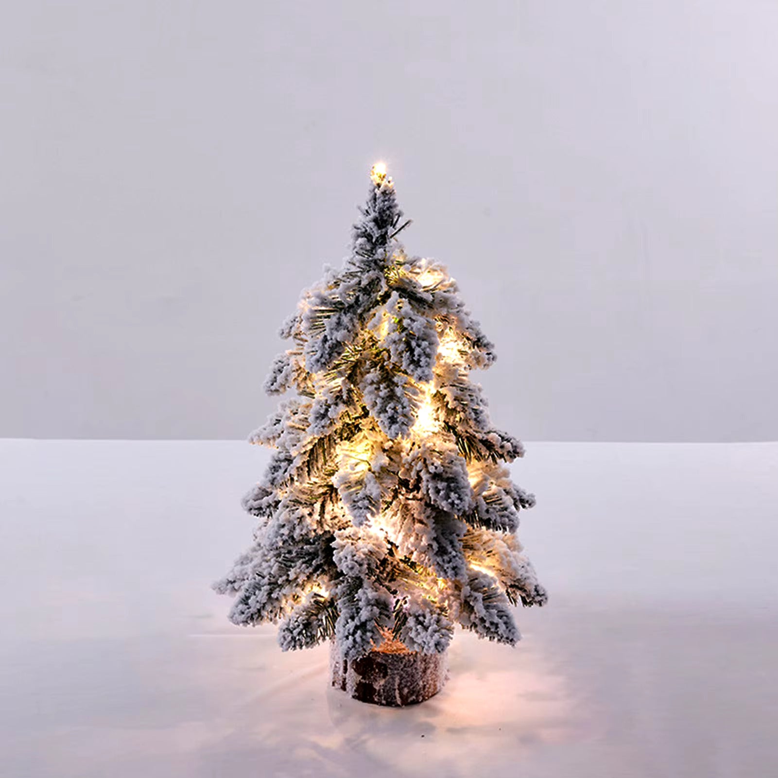 Mini lit tabletop Christmas tree - buy with free shipping