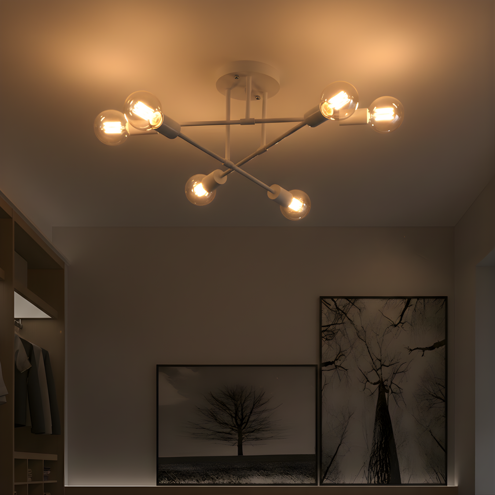 Bremen - Scandinavian Minimalist LED Chandelier Ceiling Light