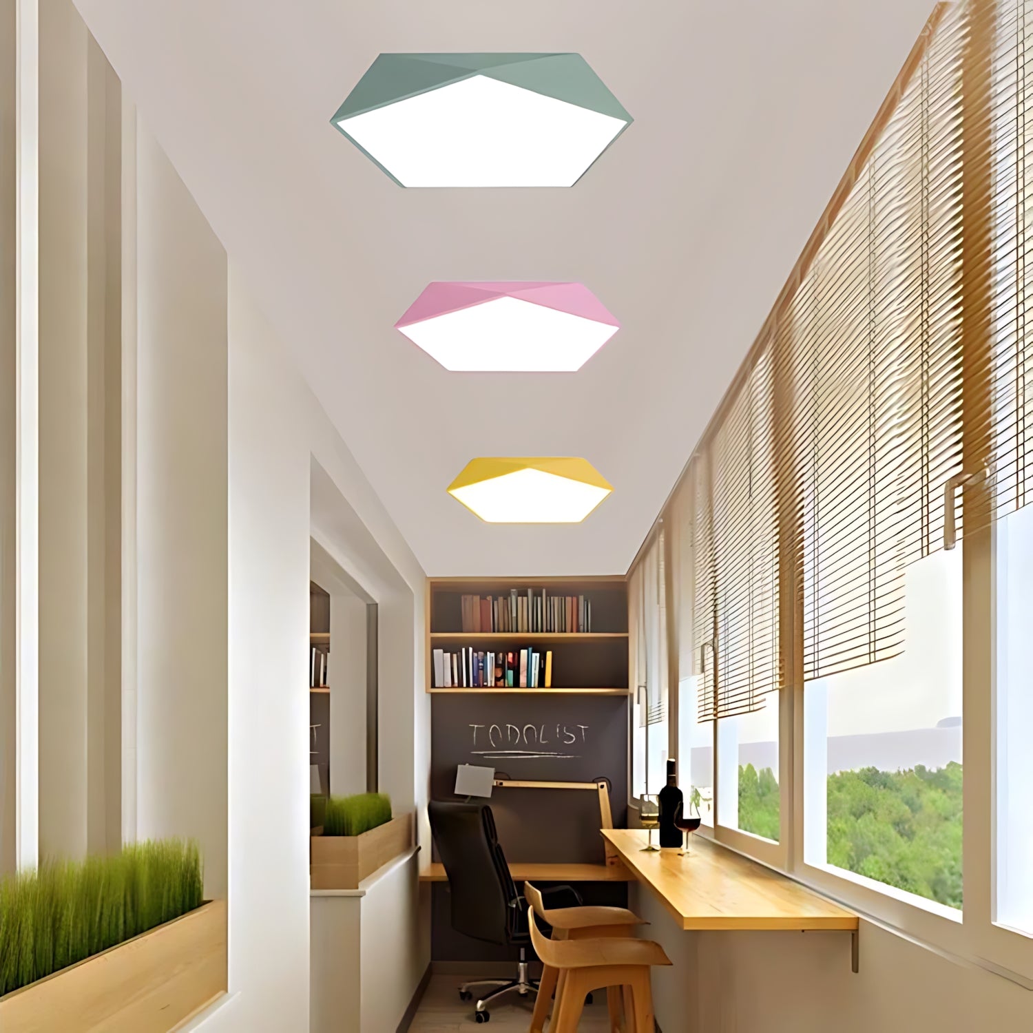 Haldor - Polygonal Ceiling Lamp