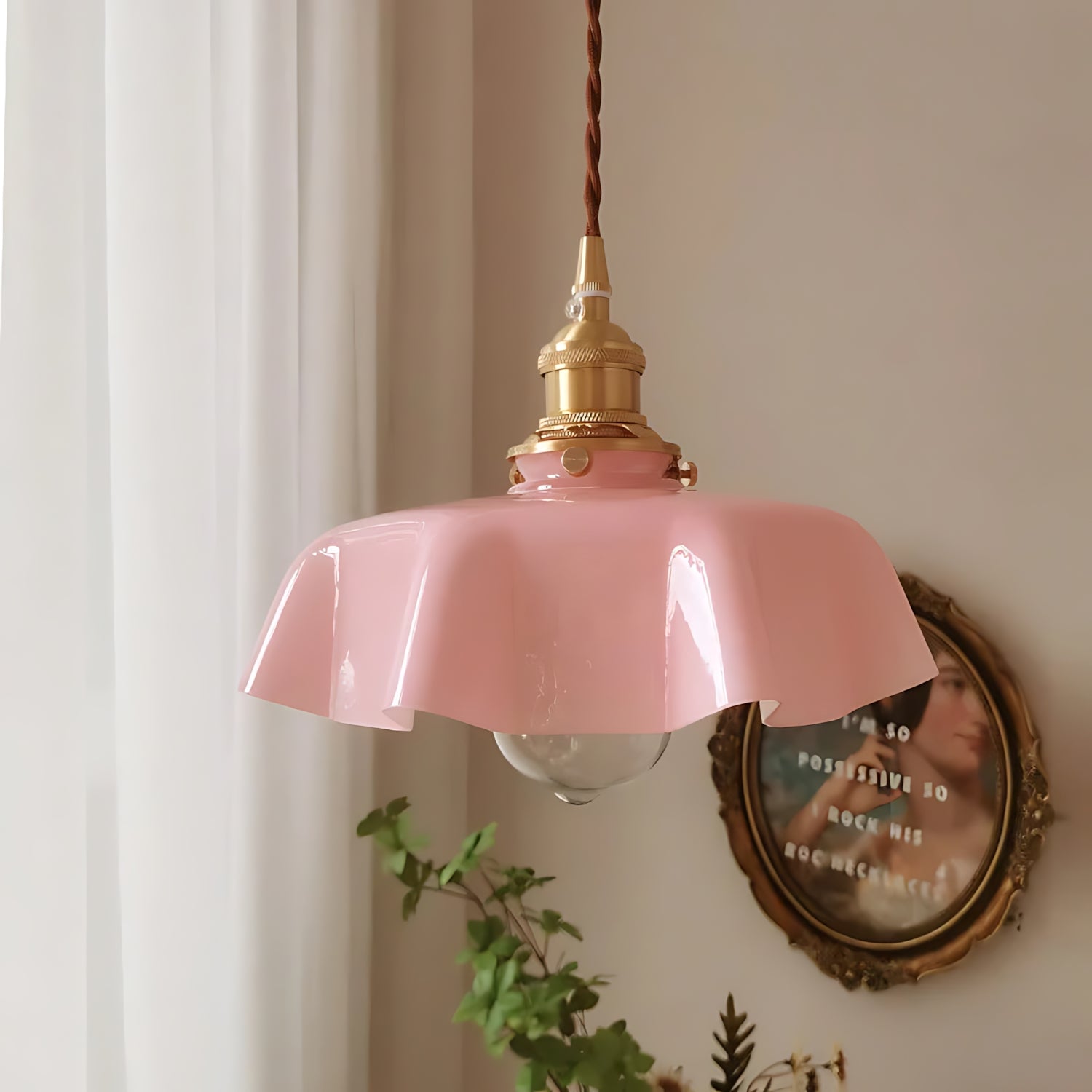 Drachenfels - French Elegance Brass Pendant Lamp