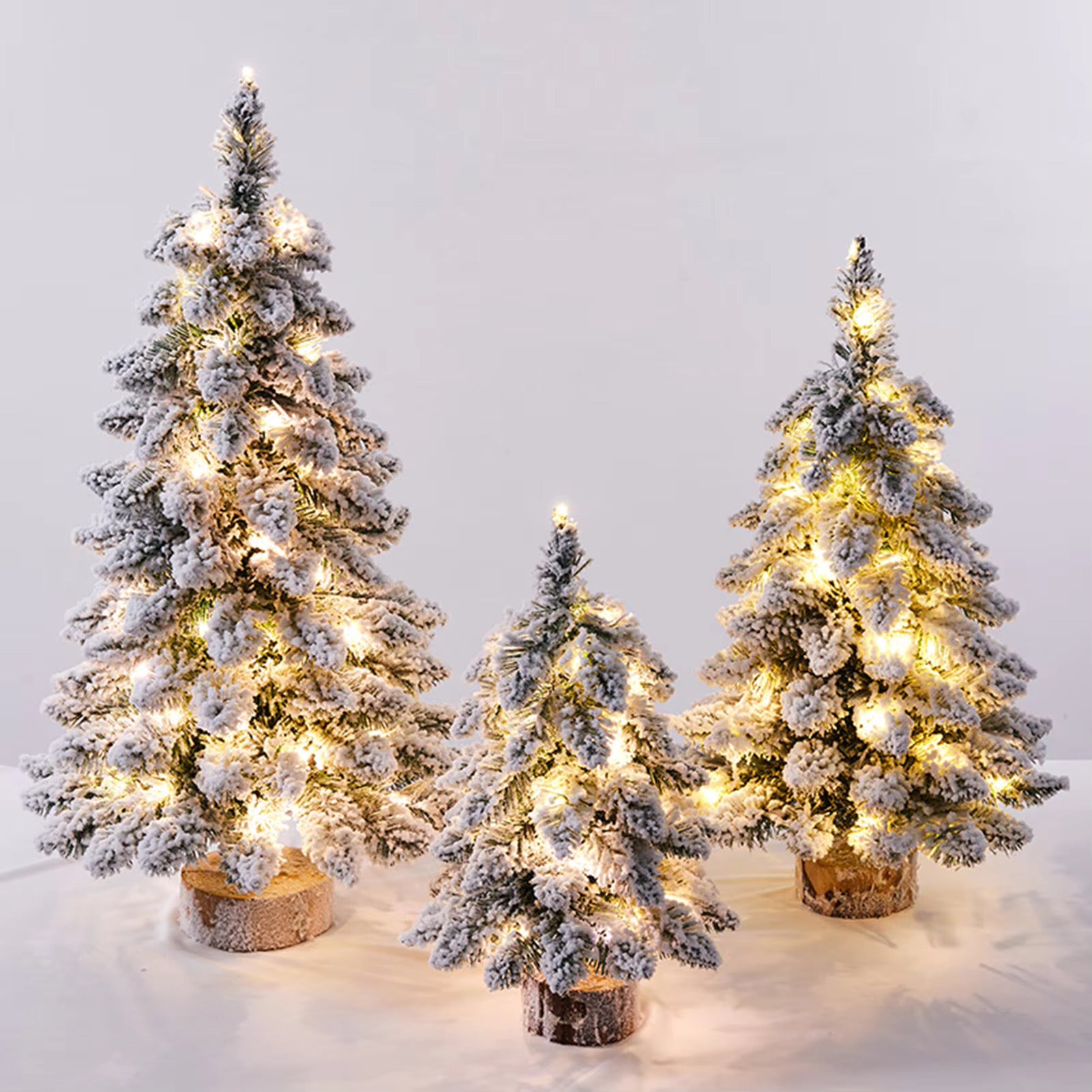 Mini lit tabletop Christmas tree - buy with free shipping
