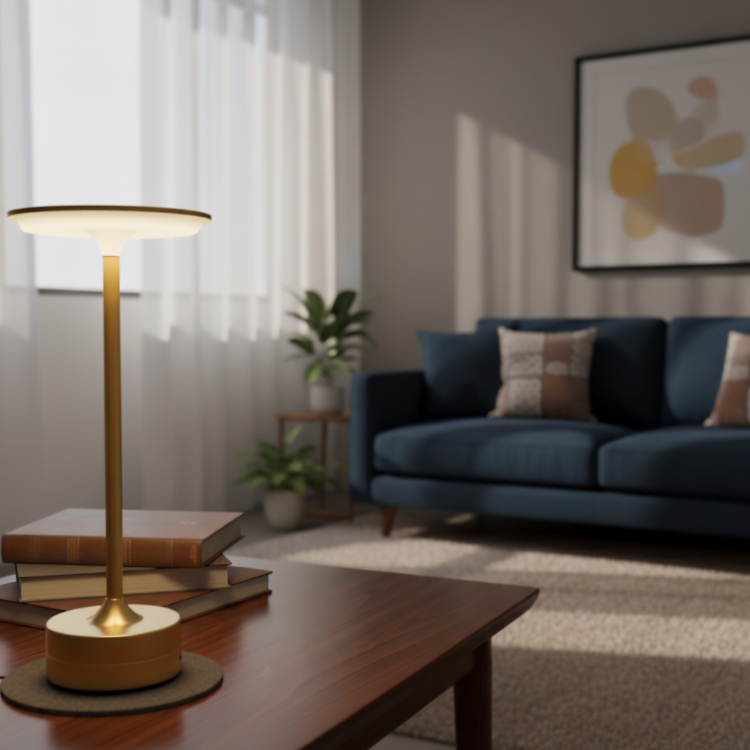 Senja | 11" LED Table Lamp with Touch Sensor 3-Color Dimmable Night Light