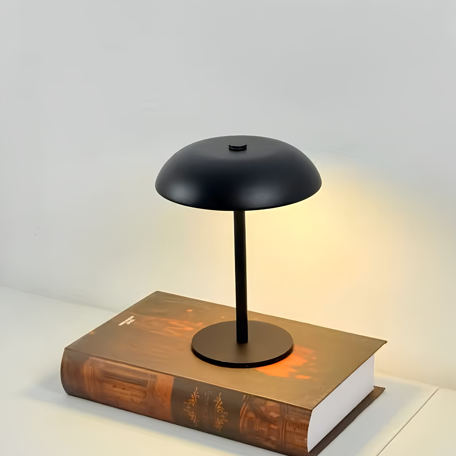 Tampere | 8" Wireless Mushroom Lamp | Touch & Dimmer Control